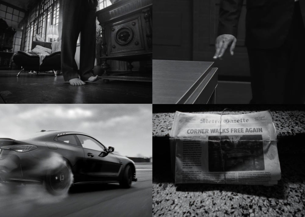 BMW M “Gets Even With Corners” in humorous noir-esque campaign