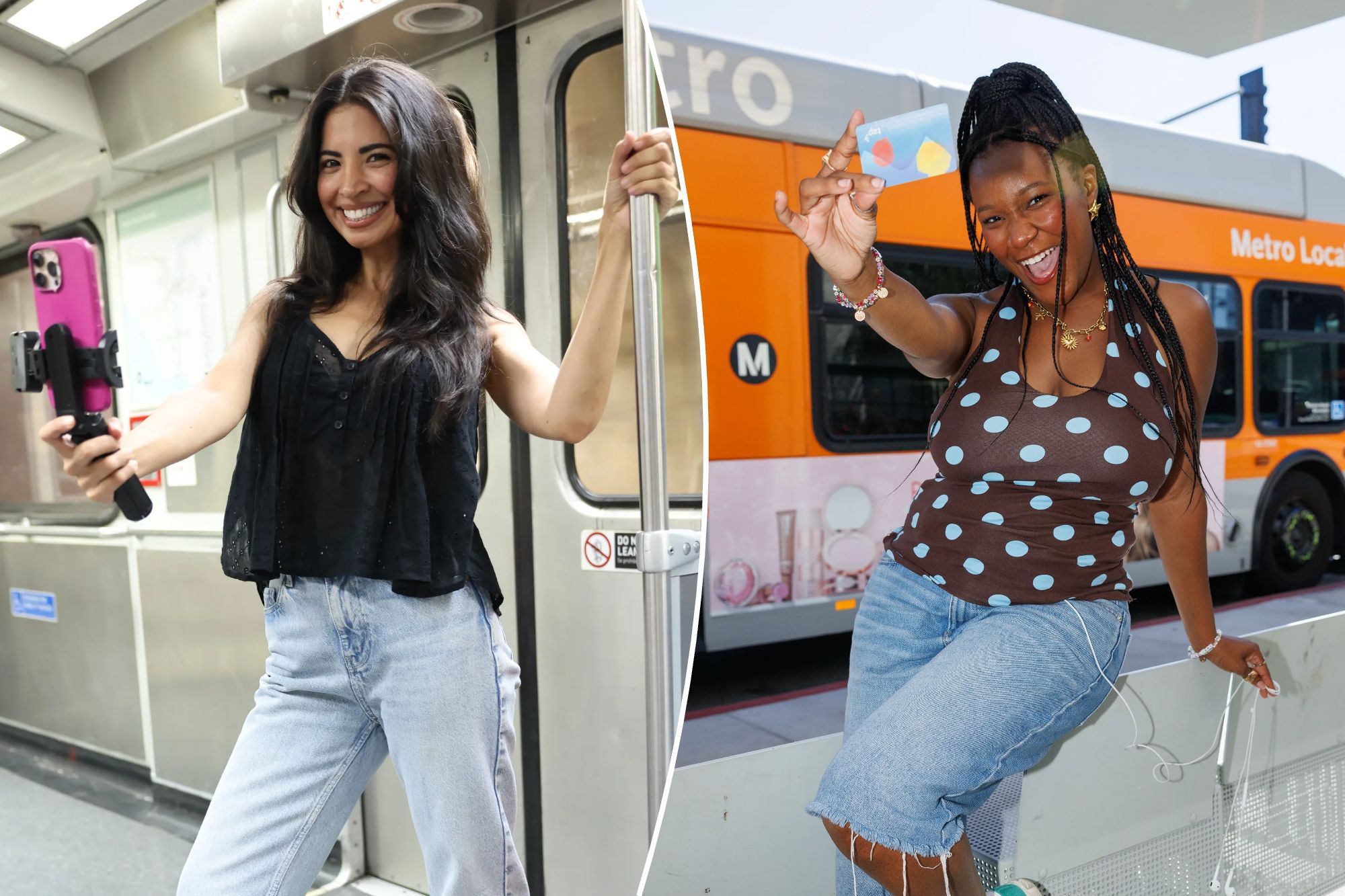 Meet the ‘transit baddies’ on a mission to make LA Metro cool again