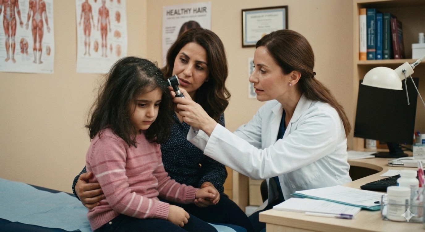 تجارب واقعية وتساؤلات تشغل الأمهات حول قشرة شعر أطفالهن
