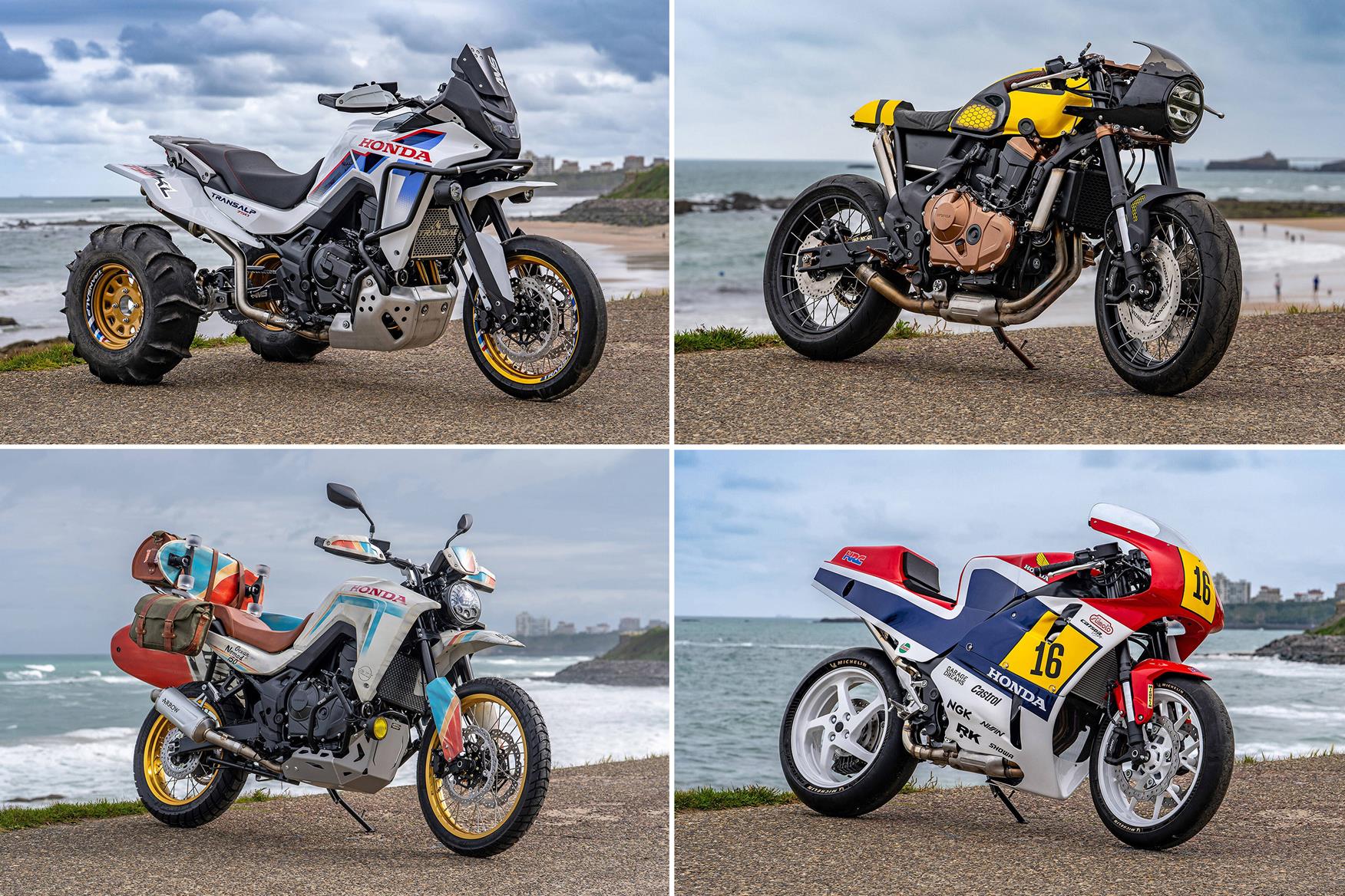 Honda launch battle of the twins custom build-off for Wheels and Waves 2026