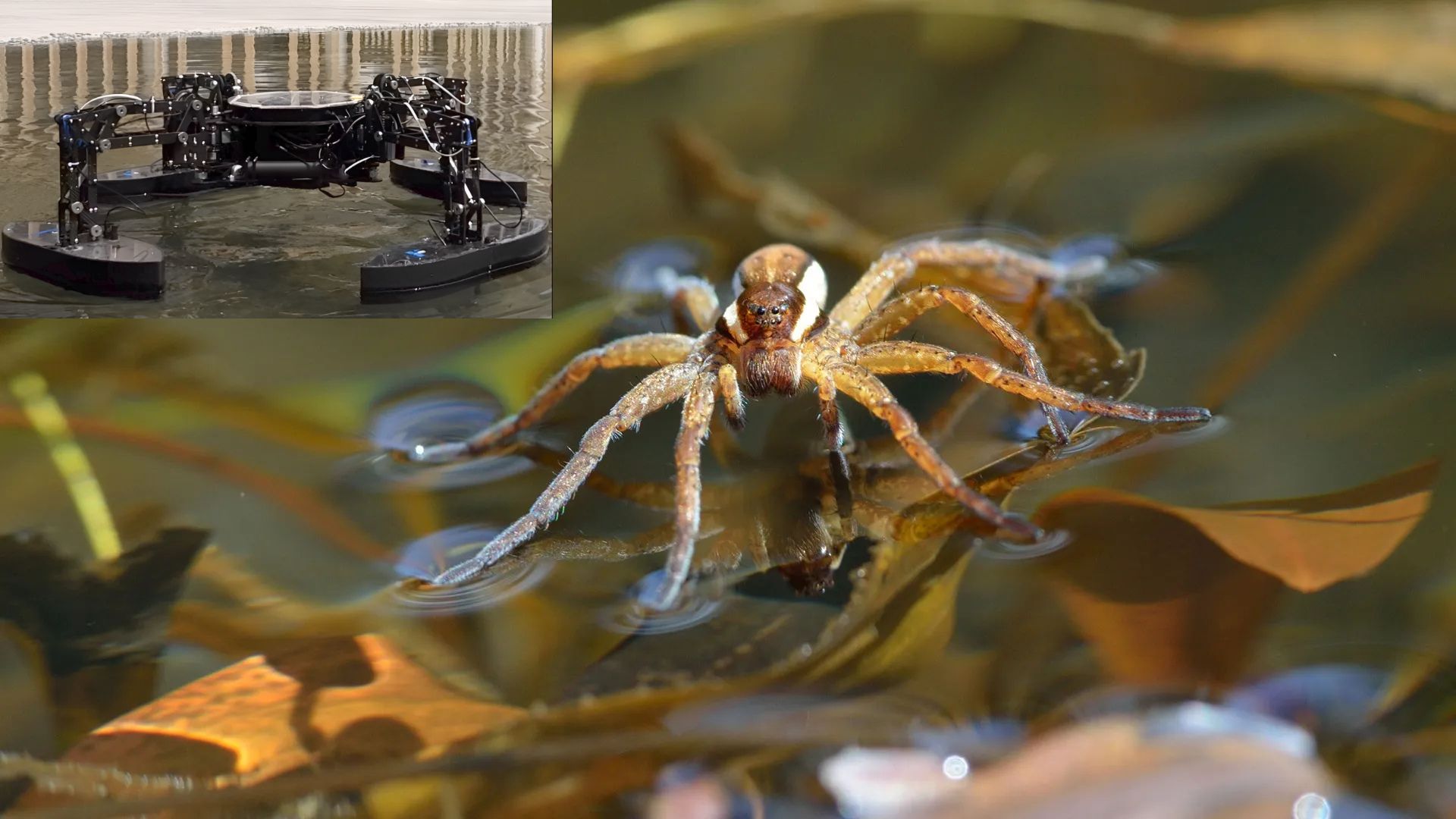 Spider-inspired four-legged robot boat could track and retrieve people from water