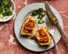Calum Franklin’s recipes for balti paratha pie with spicy green chutney