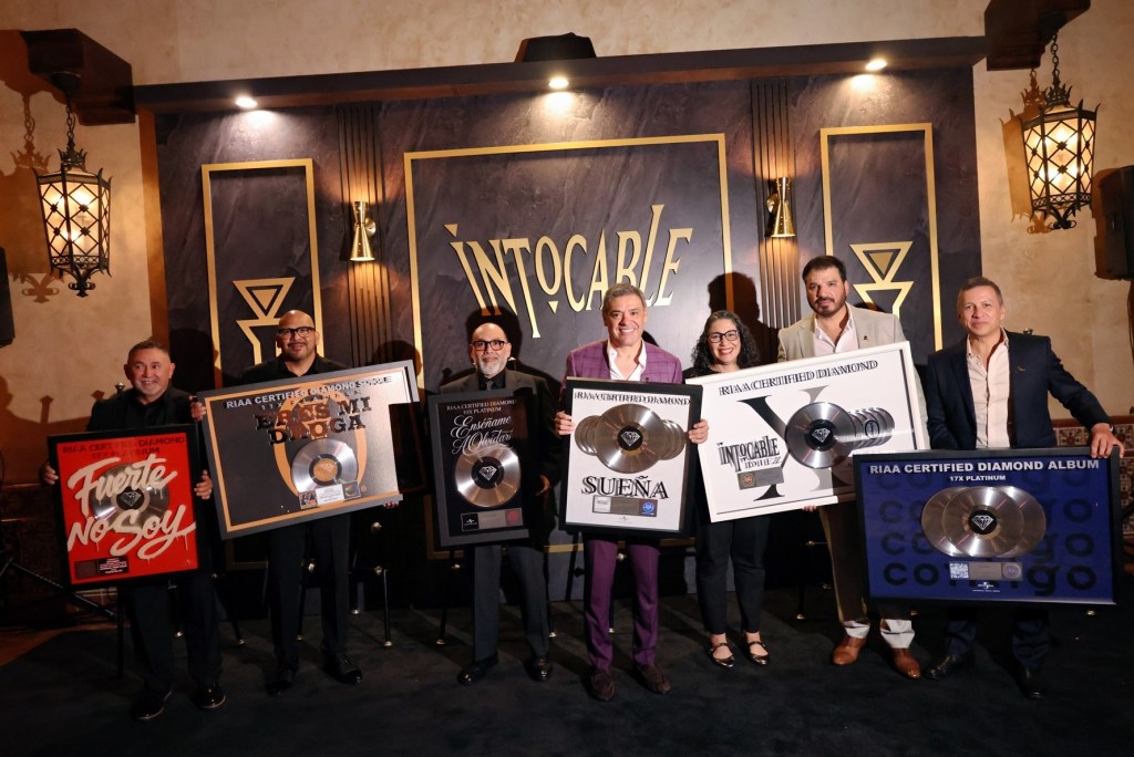 Intocable Makes History With Six RIAA Latin Diamond Awards
