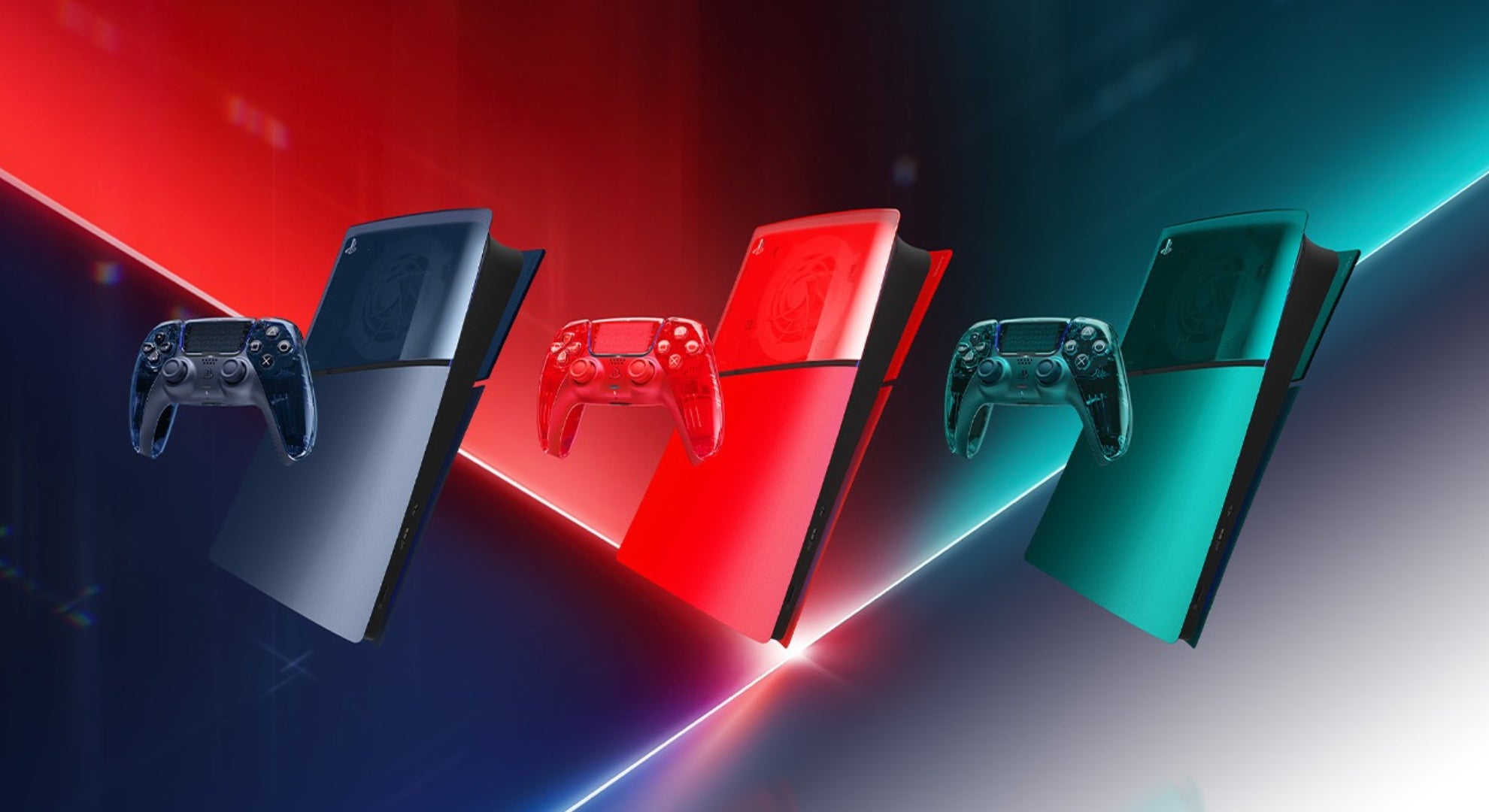 شركة Sony تستلهم تصميمات التسعينيات الشفافة في مجموعة Prism الجديدة من أغطية PS5 ووحدات تحكم DualSense