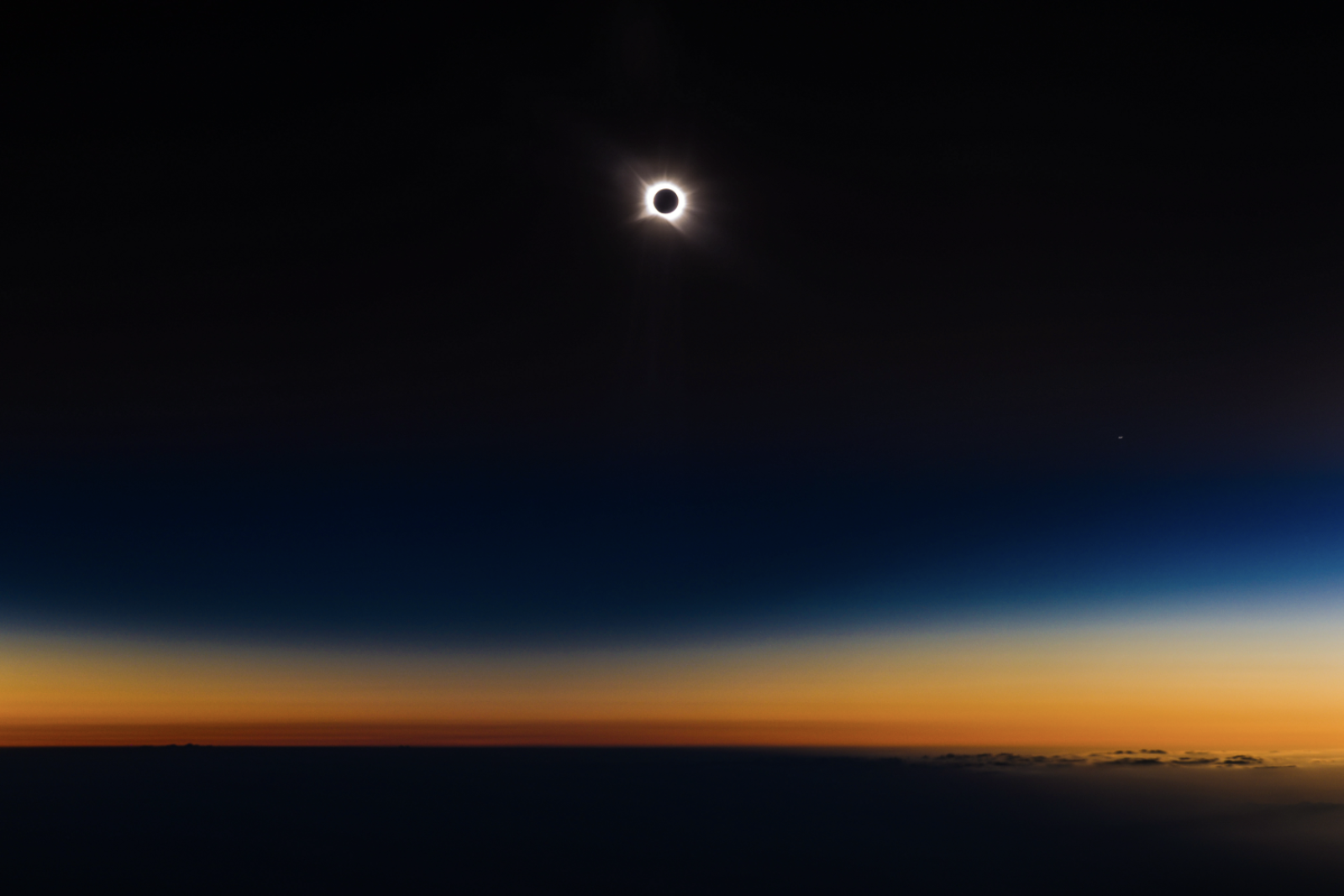 I paid $3 for the best eclipse view on Earth — and it was from a plane