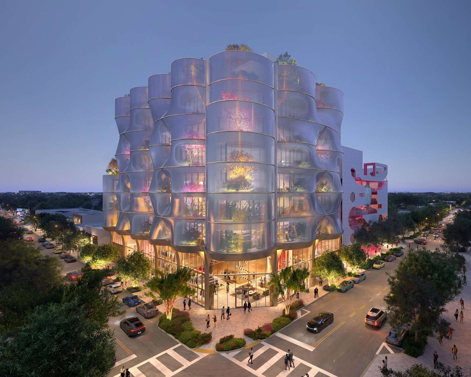 Multi-Use Tower Features Sculptural Mesh Facade in Miami