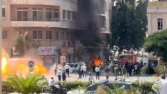 Breaking: Sounds of Two Explosions Heard in Damascus Coinciding with French President Emmanuel Macron's Visit