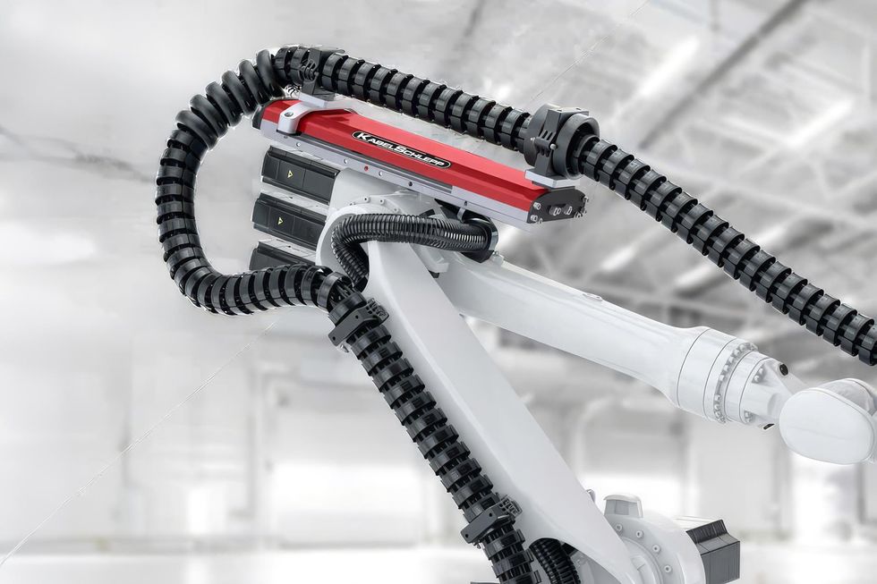 Protecting Dynamic Industrial Robot Cable Carriers