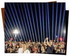 86 beams of light and an ICE Out protest: photos of the day – Wednesday