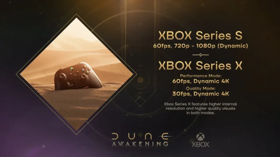 Dune: Awakening تكشف عن أداء اللعبة على أجهزة Xbox