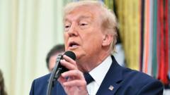 Trump confirmed he asked FIFA to review the suspension of American striker Balogun against Belgium