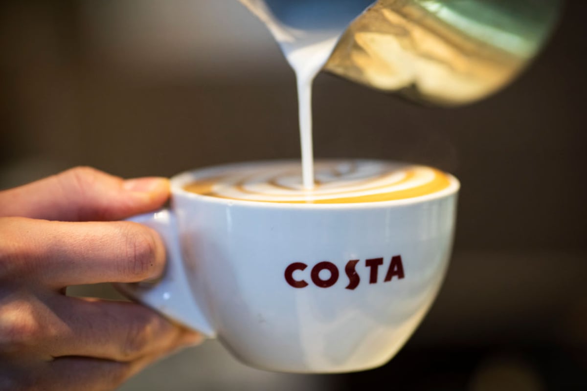 Costa cappuccino has three times more caffeine than that of Starbucks, study finds