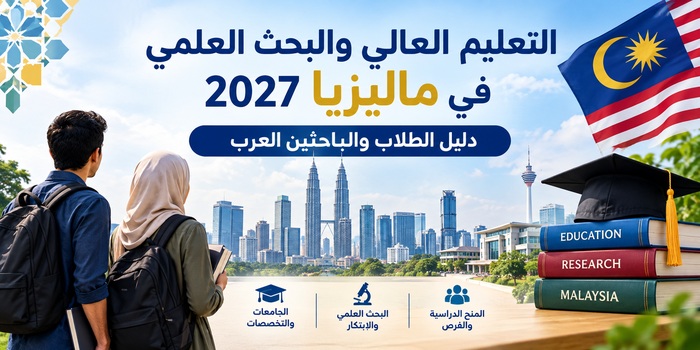 التعليم العالي والبحث العلمي في ماليزيا 2027 : دليل الطلاب والباحثين العرب