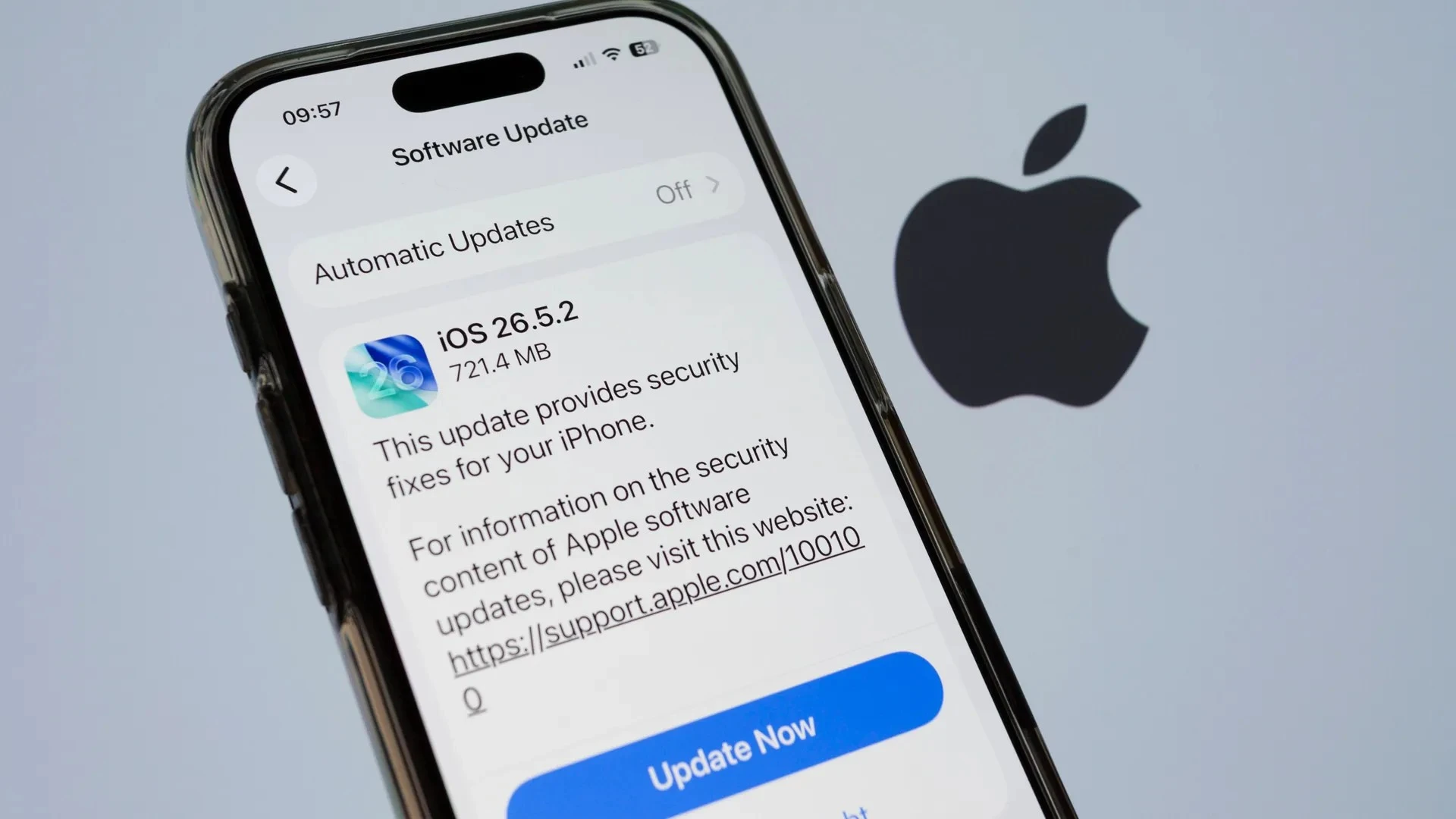 Breaking: iOS 26.5.2 Update Closes 25 Vulnerabilities in iPhone | Apple Warns