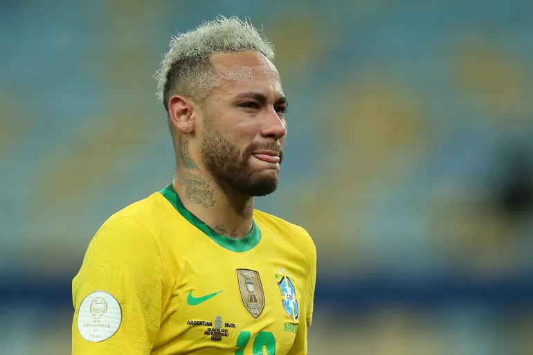"It's over".. Neymar cries as he retires after Brazil's exit