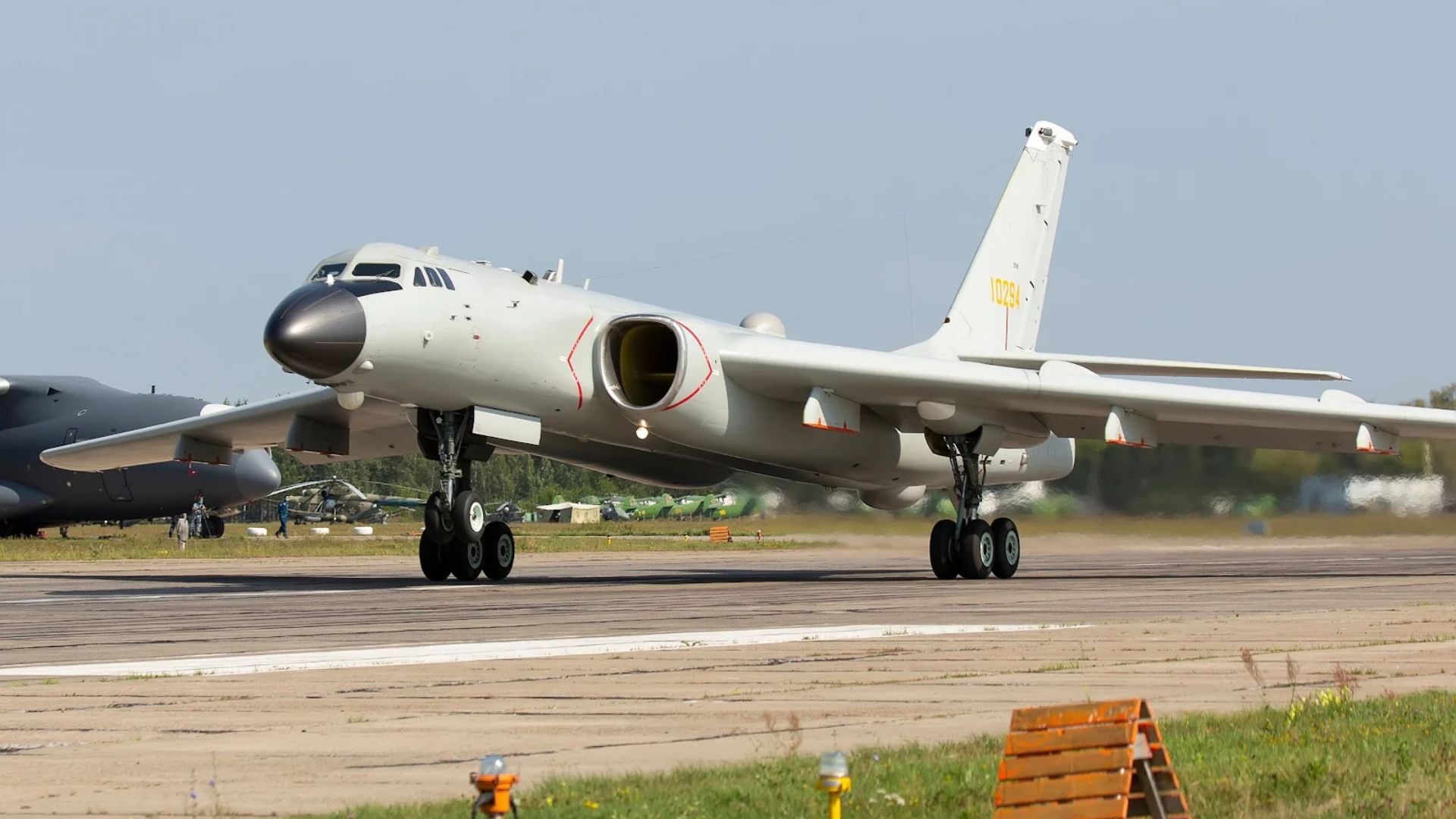 China’s 5,000-mile H-6K bomber shows off pods built to disrupt enemy radar systems
