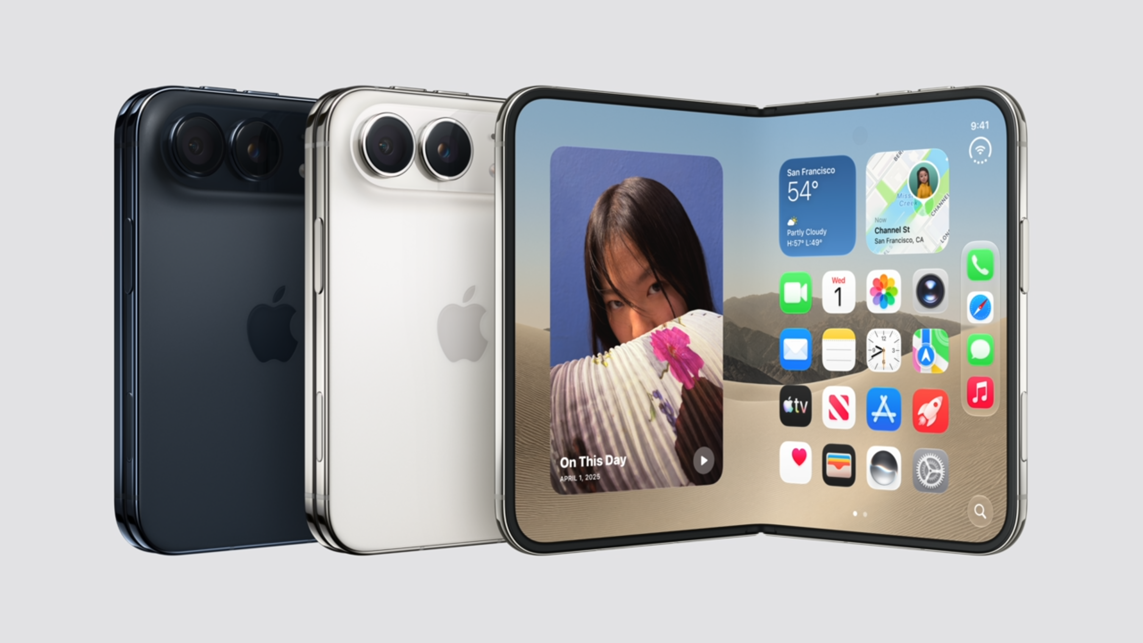 الكشف عن iPhone Duo، أول هاتف قابل للطي من Apple