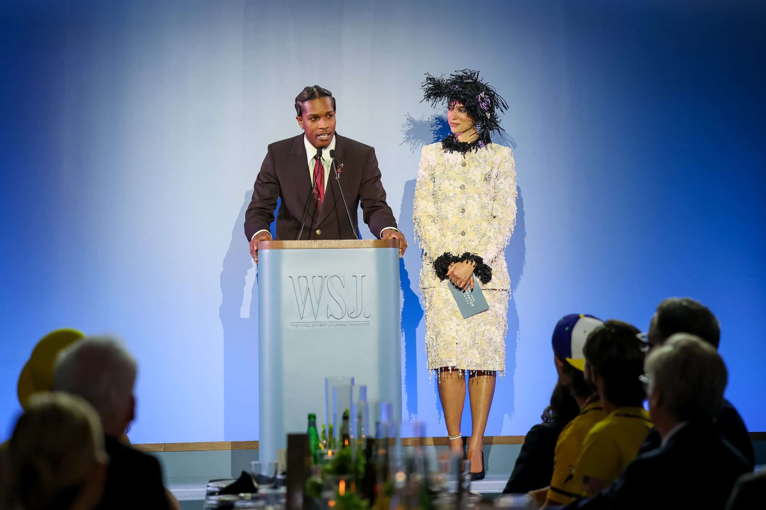 Dua Lipa and A$AP Rocky Honor Chanel’s Matthieu Blazy at WSJ.’s Innovator Awards