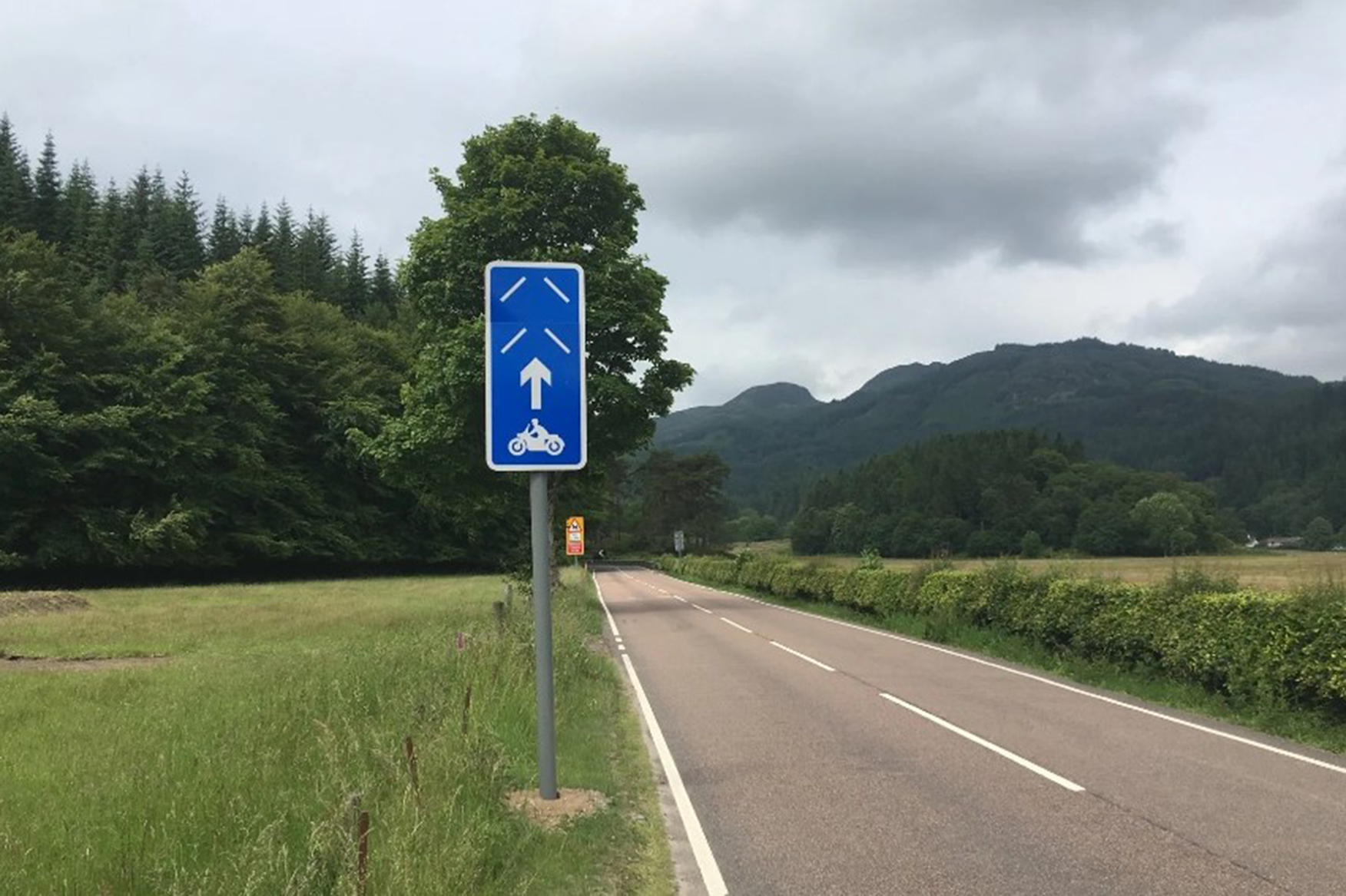 Derbyshire rolls out innovative road markings designed to save bikers' lives
