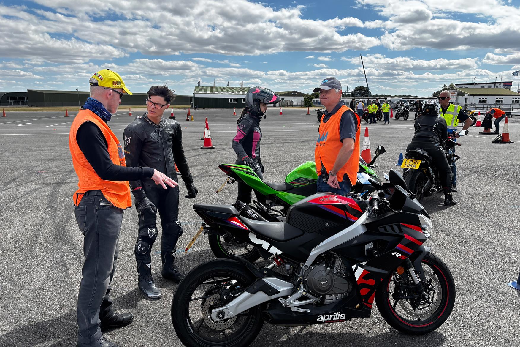 Young riders get free expert coaching on track at Thruxton thanks to IAM Roadsmart