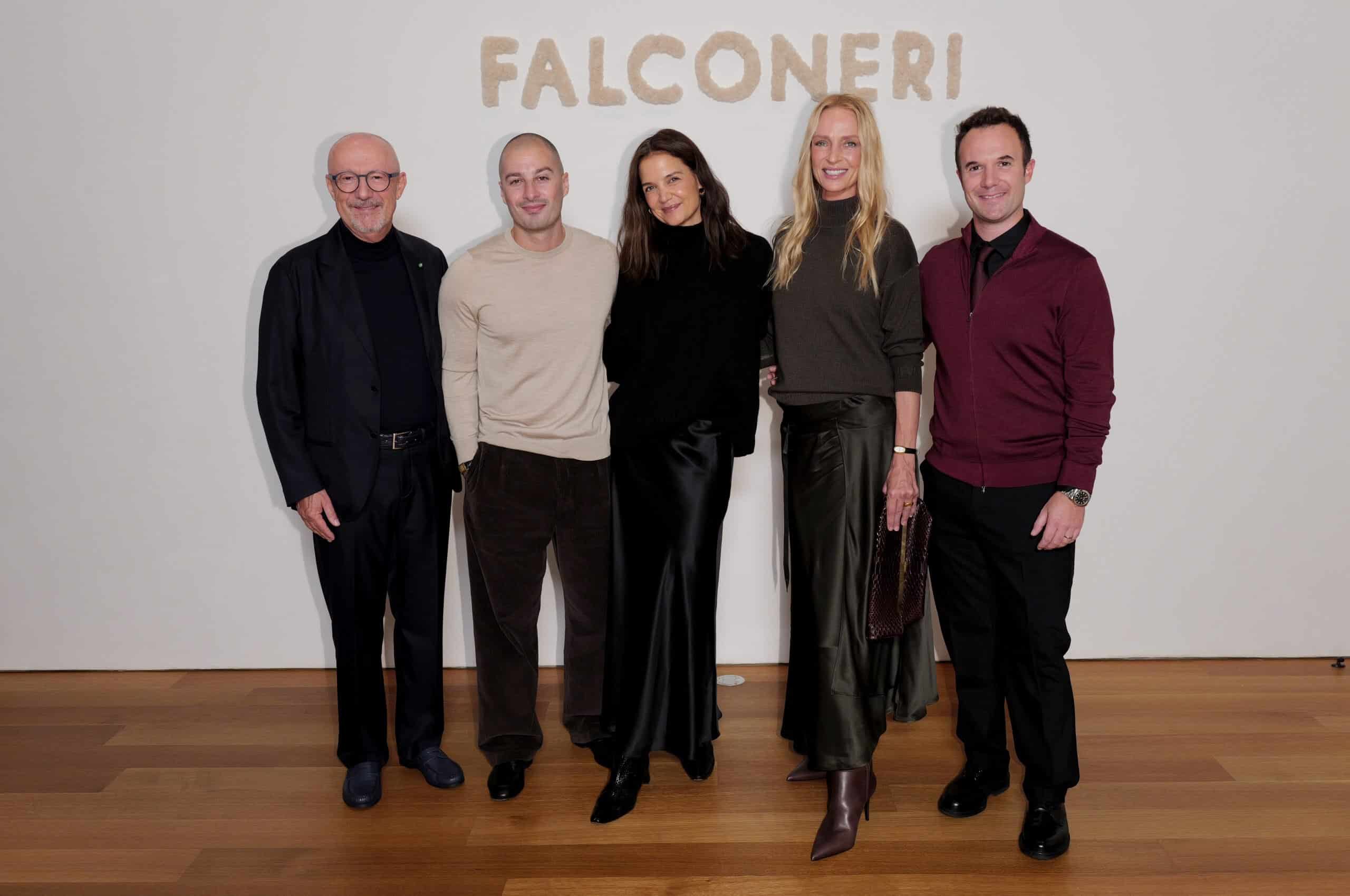 FALCONERI Welcomes Uma, Katie Holmes, Liev Schreiber, Adam DiMarco, and more to Galleria Falconeri
