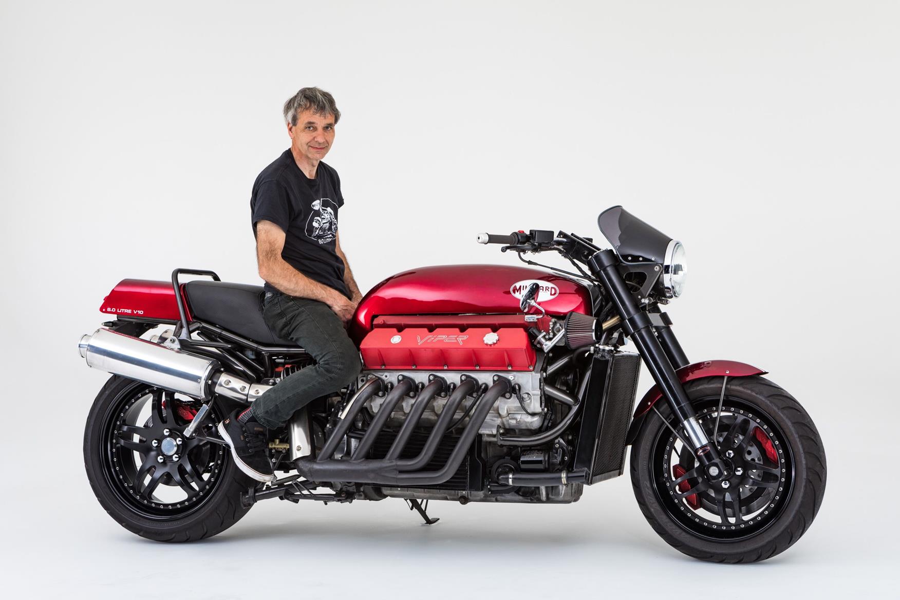 Allen Millyard to sell unique 207mph eight-litre Viper V10 road bike at auction next month