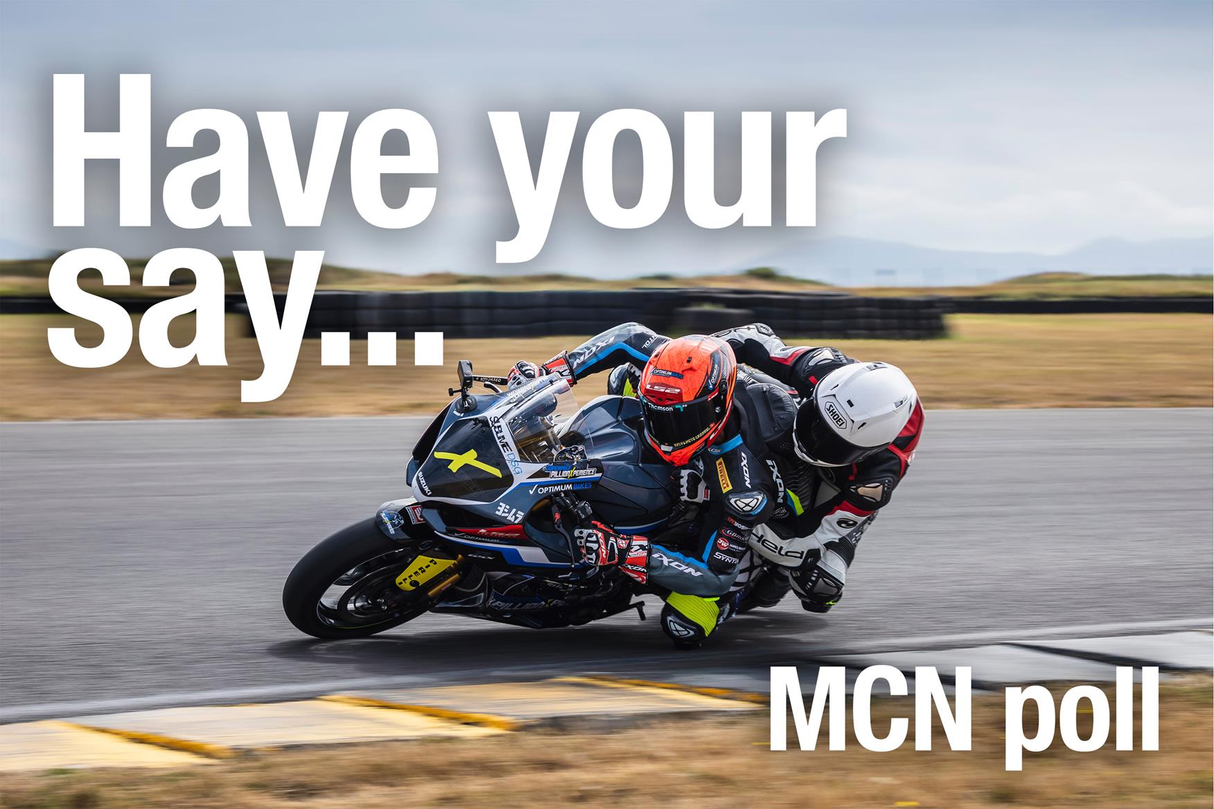 Would you go pillion with a top level motorcycle racer? Tell us in this week's MCN Poll!