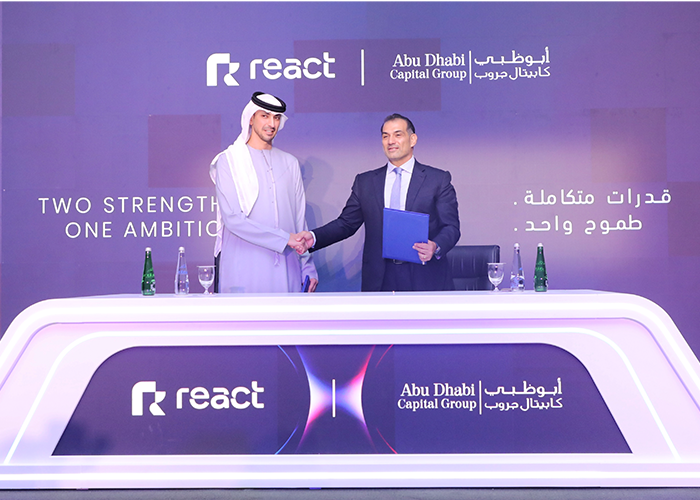 Abu Dhabi Capital Group signs agreement to acquire stake in React Holding