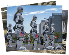 Robots on parade and a German warship wreck: photos of the day – Friday