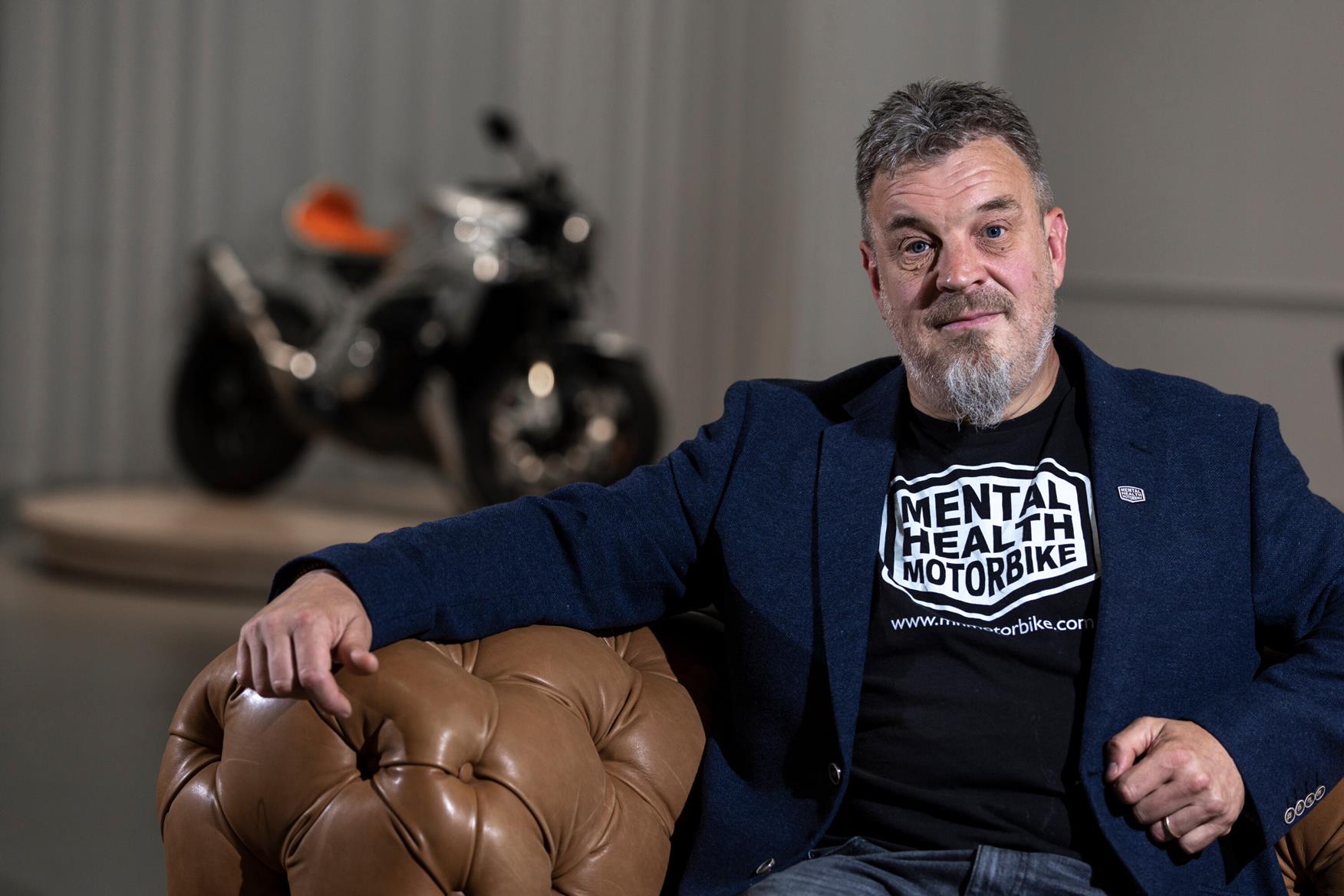 Founder of Mental Health Motorbike charity Paul Oxborough awarded OBE in King's Birthday Honours