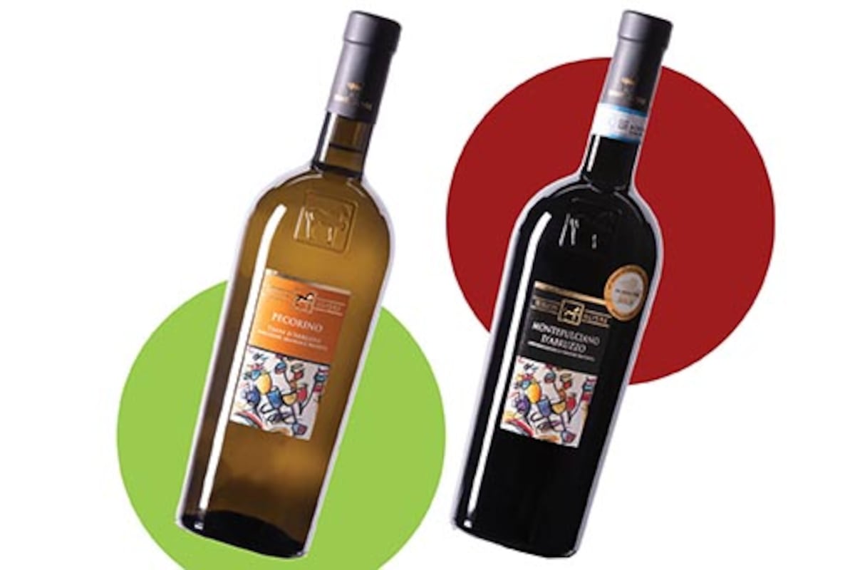 Two Italian wines from Dunnes, one with a less familiar grape