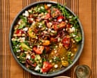 Smoky chipotle tomatoes and chargrilled courgettes: Thomasina Miers’ barbecued meze recipes | Sunday best