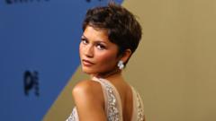 In pictures: Stars on red carpet at Emmy Awards in LA