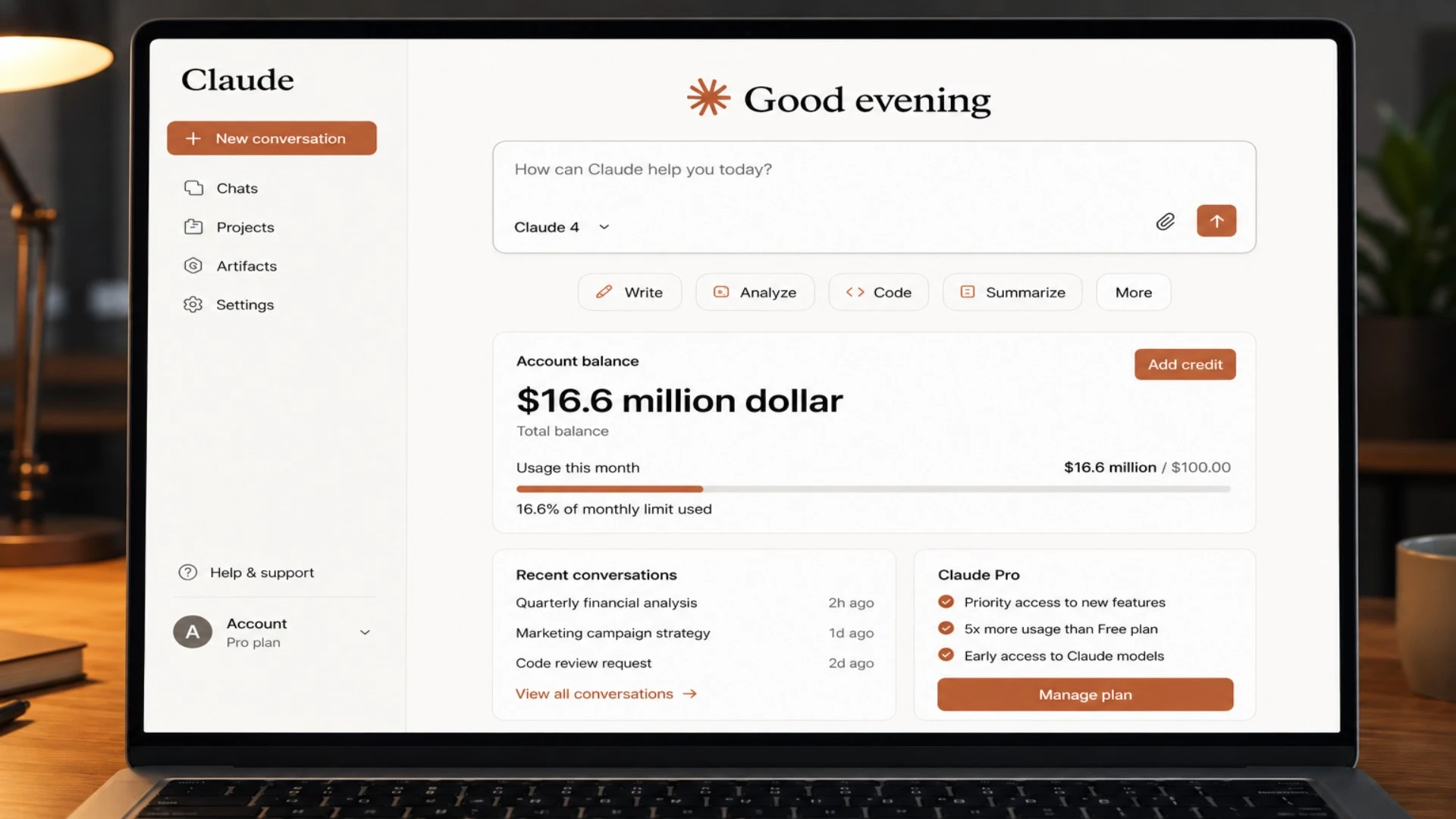 User Shocked by Claude's Fantastical Bill of $16.6 Million