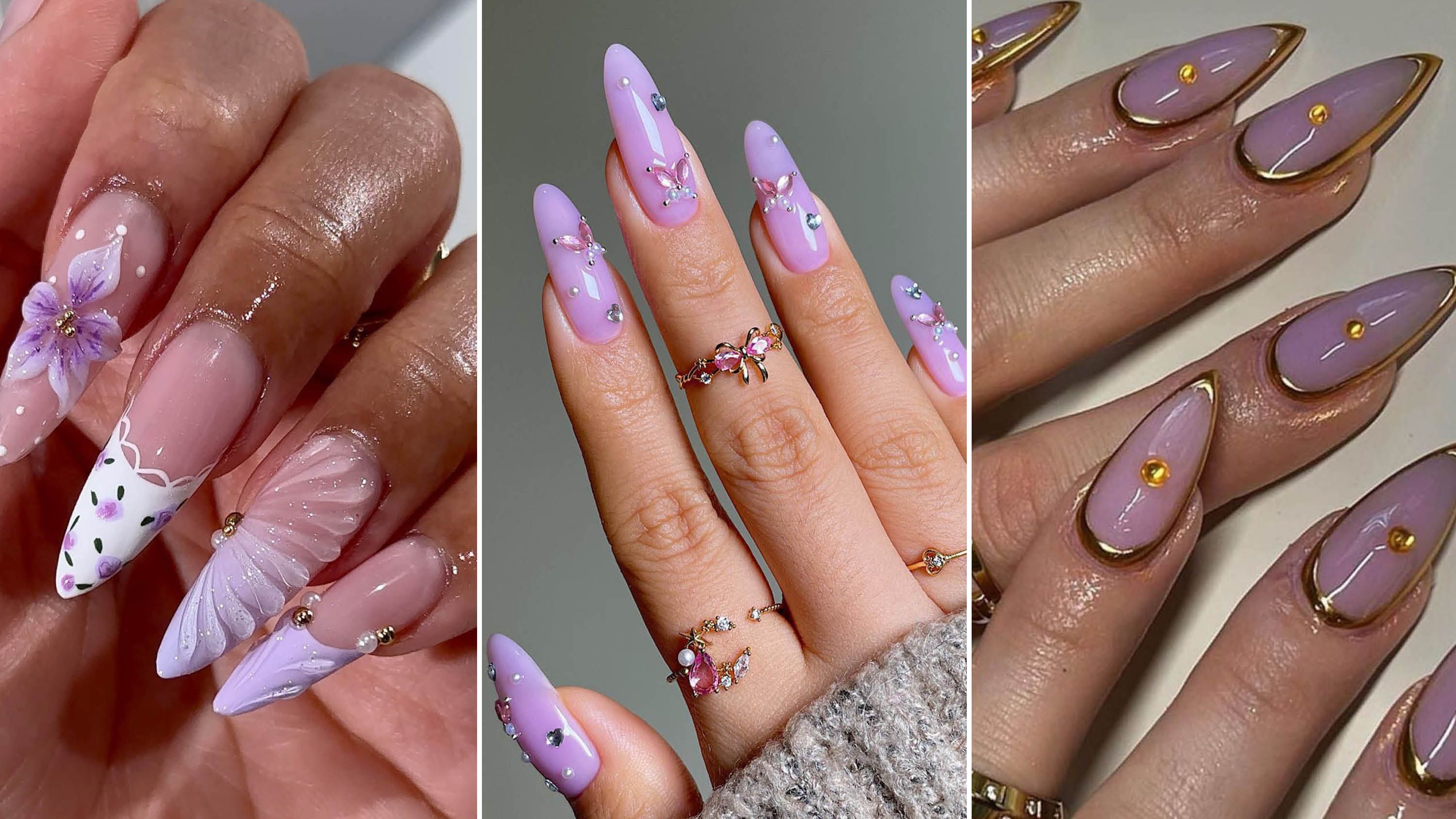 Lilac Is Fall 2026's Unexpected Nail Color Trend—See Photos