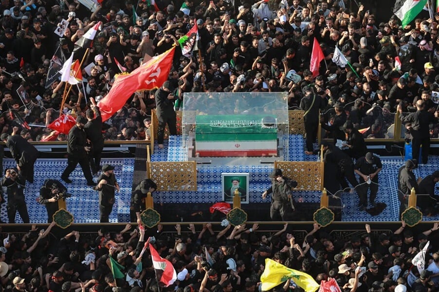 Over 2.3 million mourners attend Khamenei’s funeral in Iraq’s Najaf