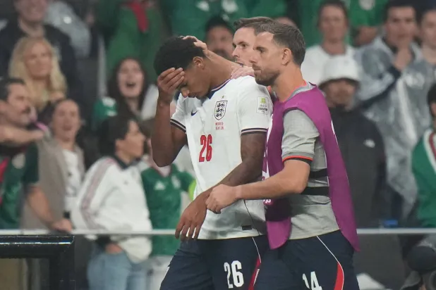 Quansah becomes the first English player to be sent off in the World Cup in 20 years