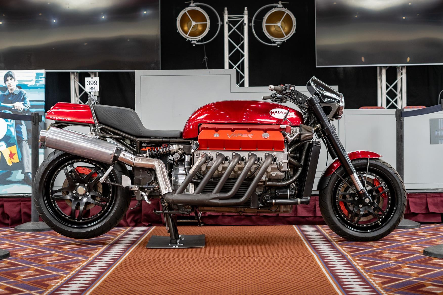 Allen Millyard speaks to MCN after 207mph Viper V10 sells for £149,500 at National Motorcycle Museum