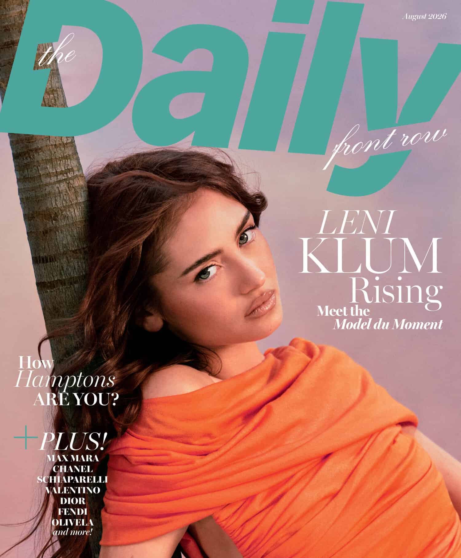 Extra! Extra! Leni Klum Covers The Daily’s August Issue!