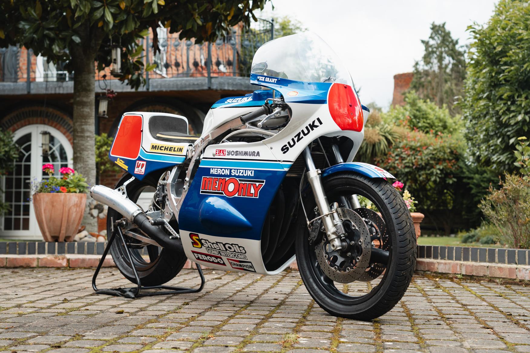 Mick Grant's 1984 season Suzuki's going up for sale at the National Motor Museum
