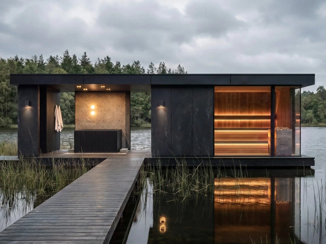 تصميم Silverlake Sauna يعيد تنظيم تجربة العافية حول التسلسل الحراري والفراغي