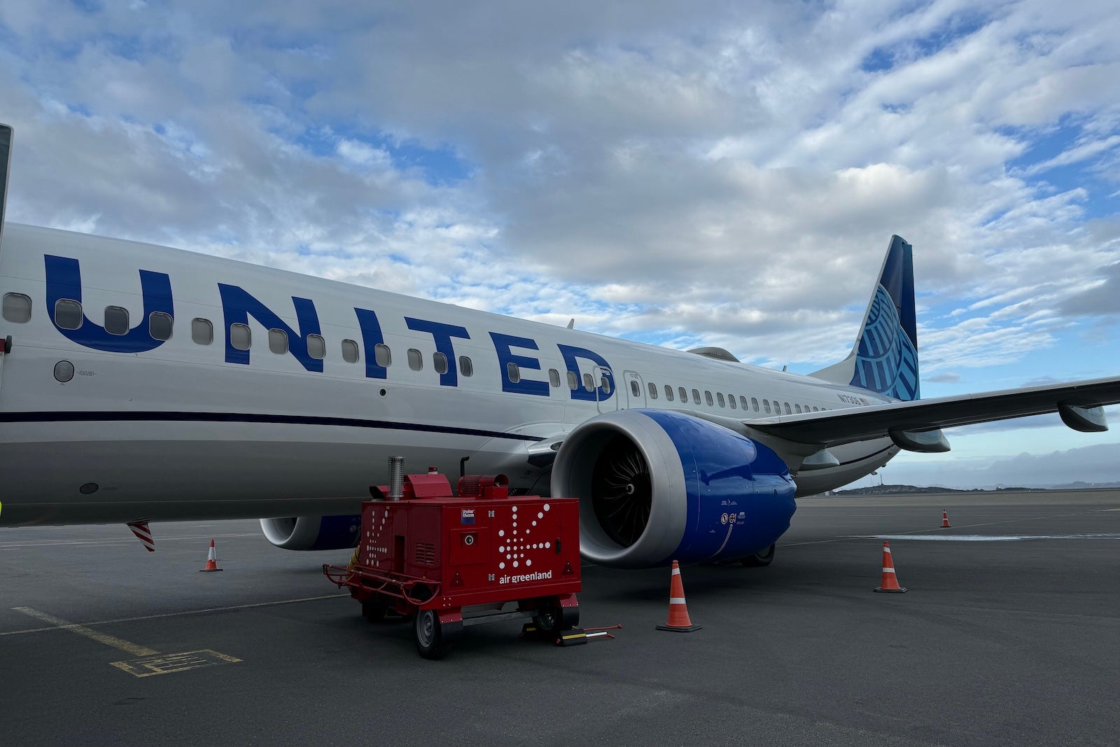 United's epic Greenland flight (and others) coming back in 2027; luxe new domestic plane delayed
