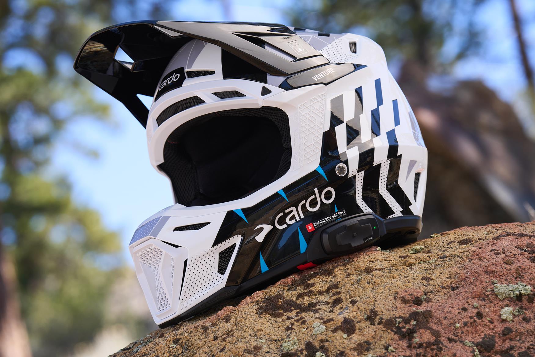 Cardo Venture revealed as the world's first integrated comms helmet for motocross and off-roaders