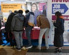 Number of young people in UK not in work or education falls below 1 million