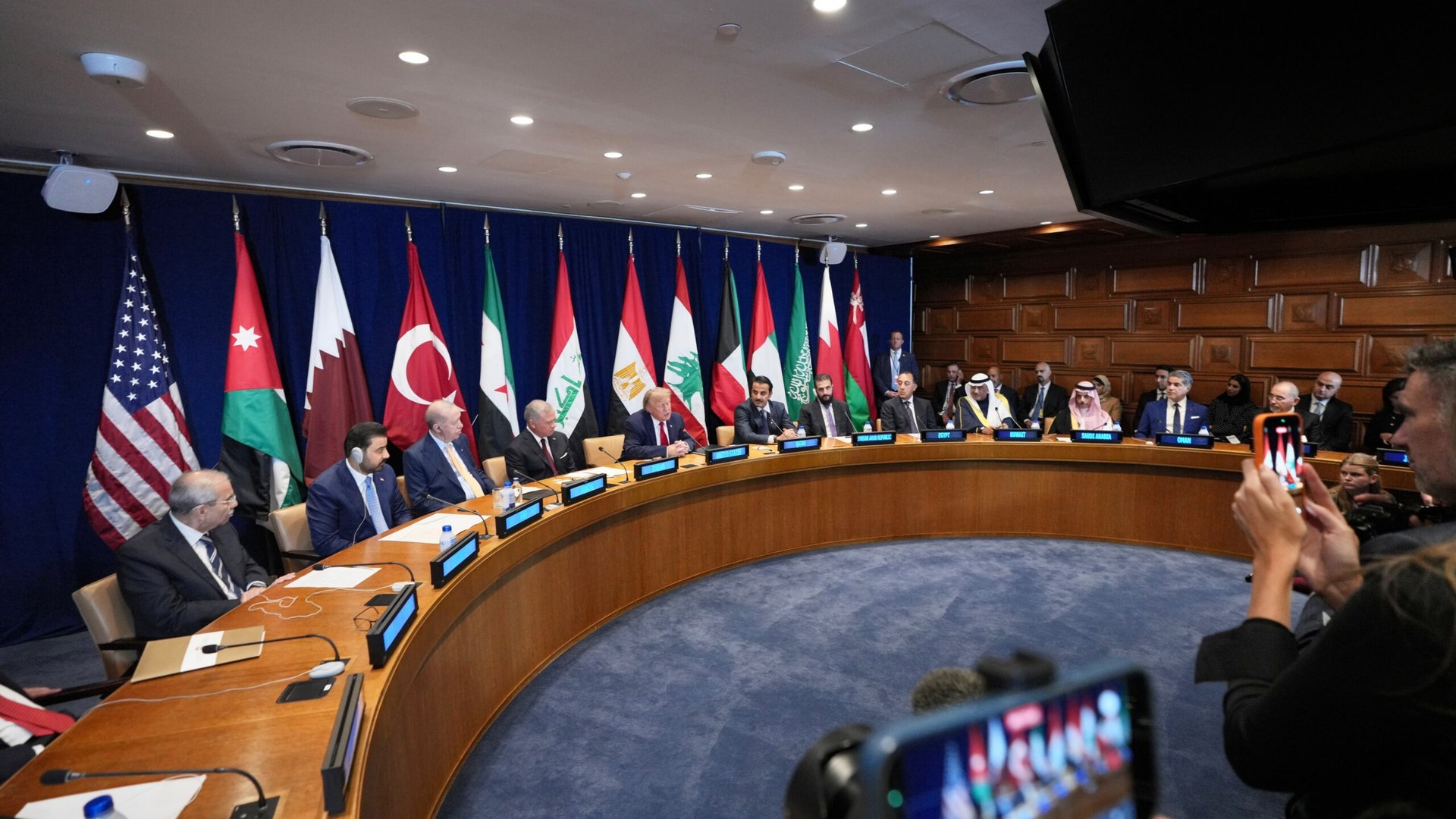Al Zaidi joins Trump-led multilateral Middle East summit in New York