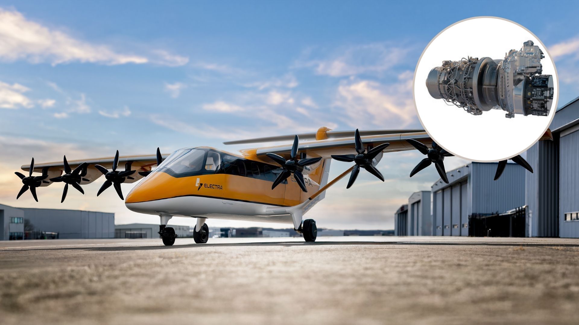 Electra hybrid-electric aircraft adds 250 turbogenerators for ultra-short flights