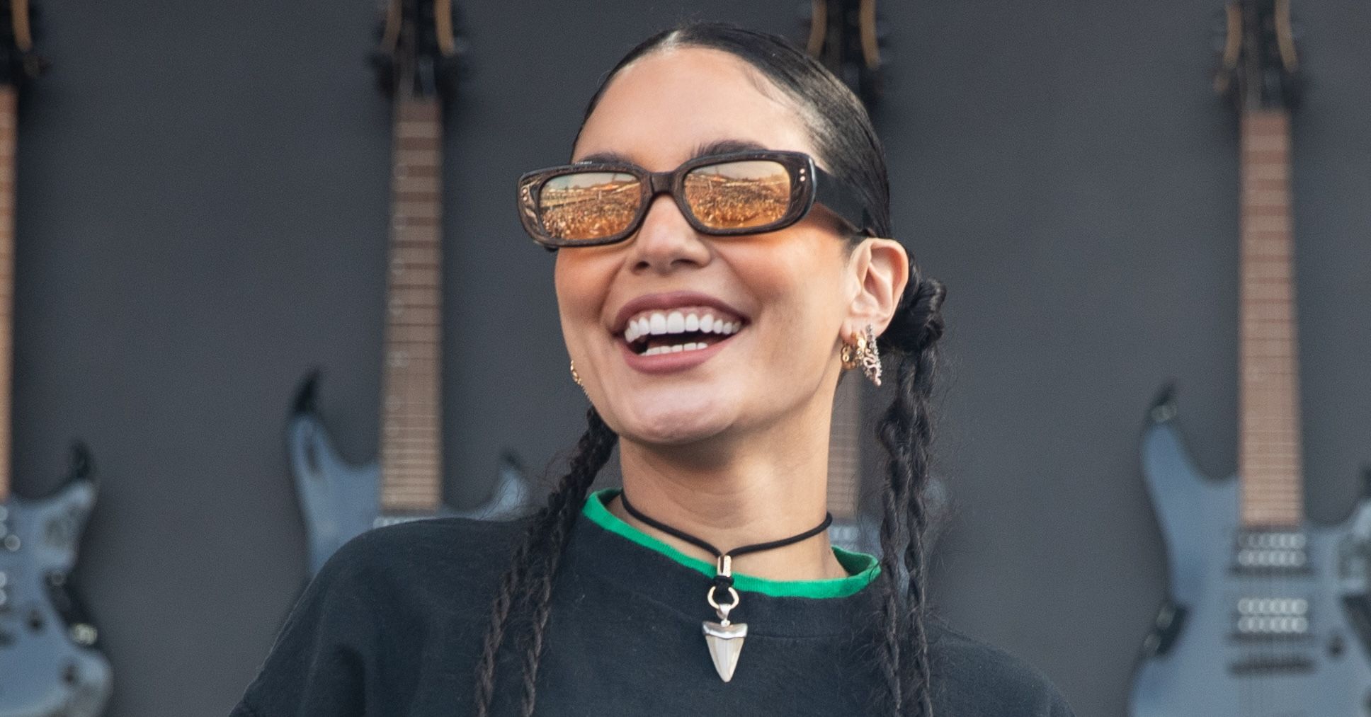 Vanessa Hudgens's Pickle Nails Are a Really Big Dill