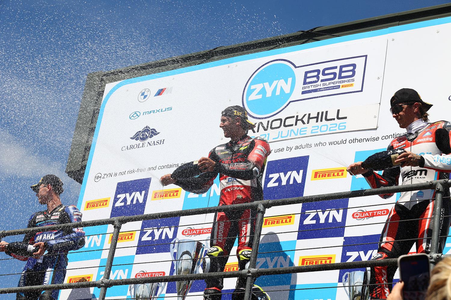 BSB Knockhill: Kyle Ryde doubles up at Knockhill with seventh victory of 2026
