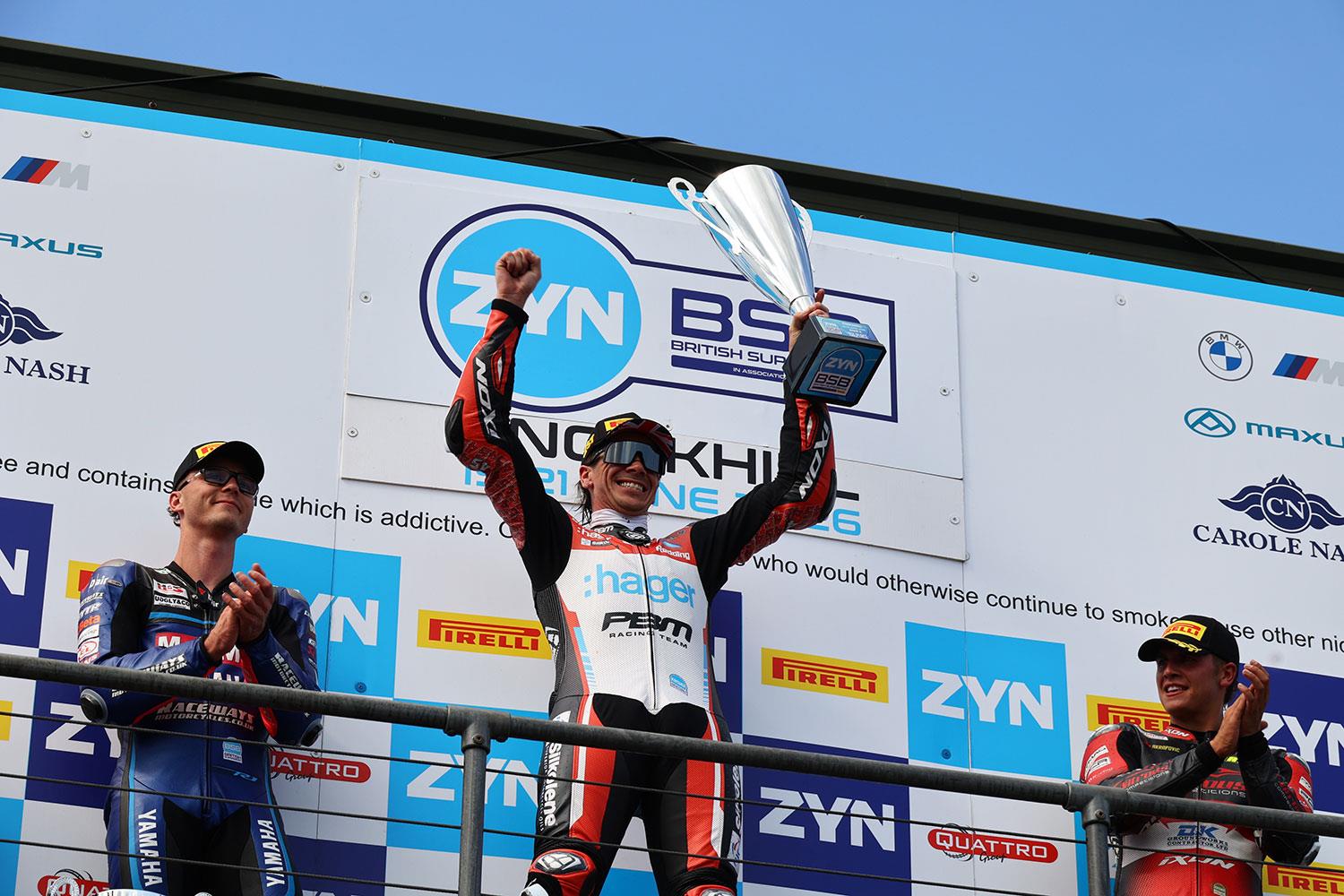 BSB Knockhill: Scott Redding secures second victory of 2026 in Race Three