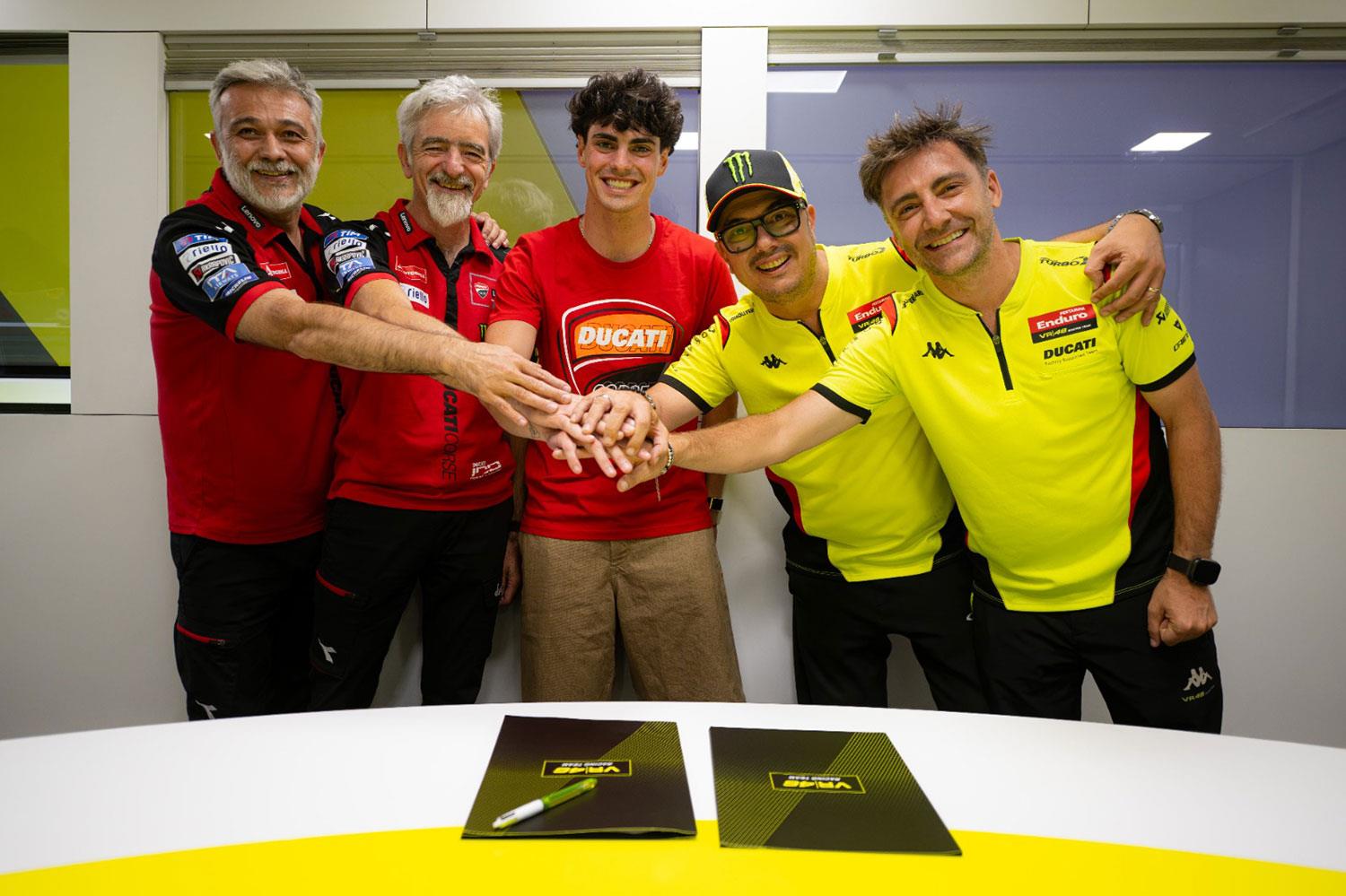 MotoGP: Fermin Aldeguer set to join Valentino Rossi's team after signing new two-year Ducati Corse contract
